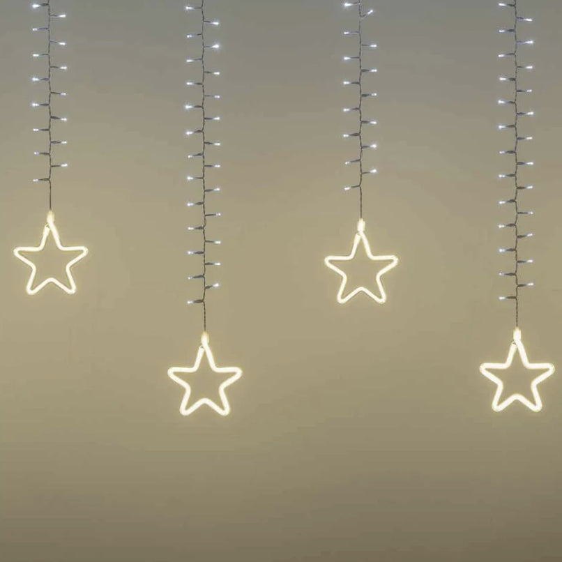 Ice cluster luce da esterno con stelle