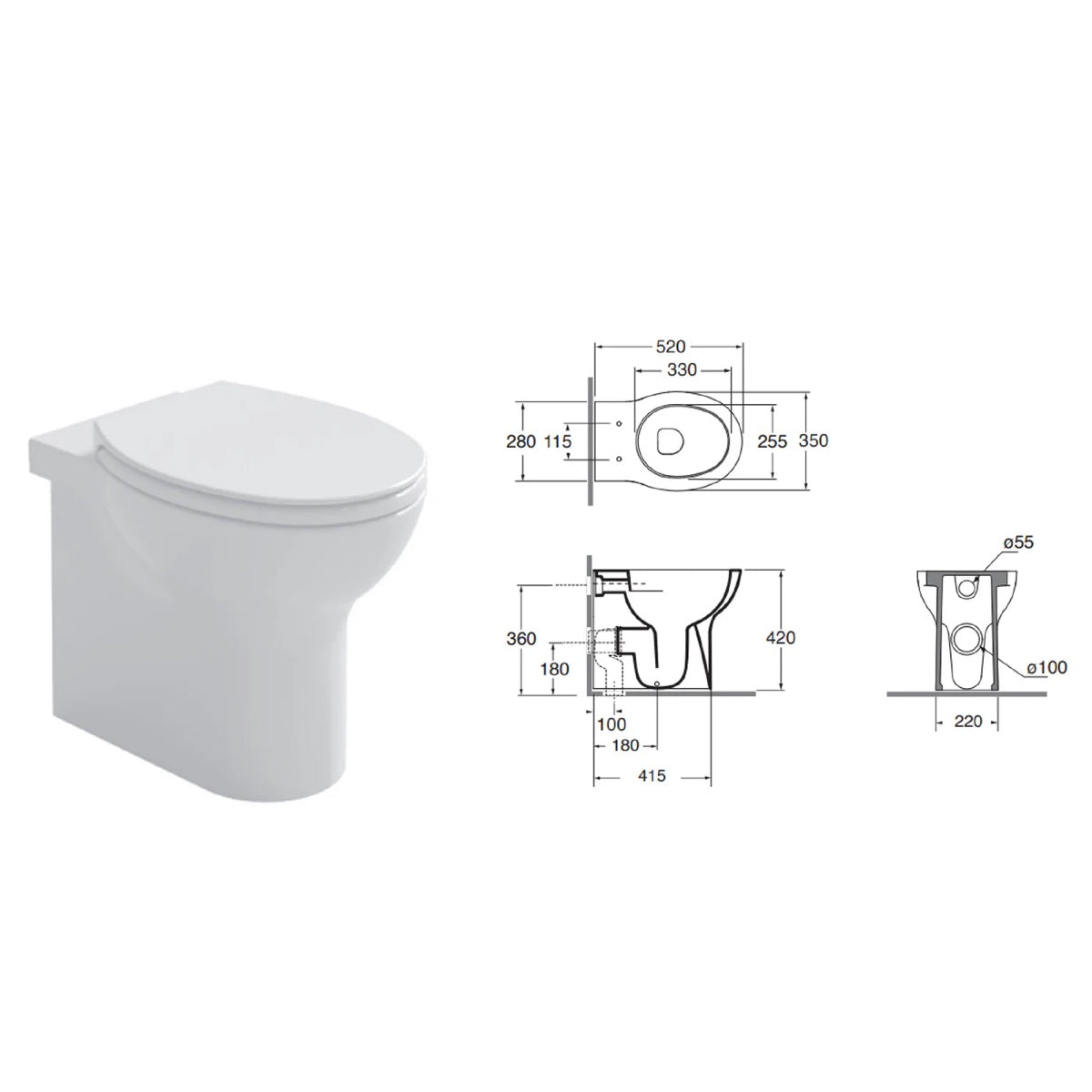 Coppia Sanitari Click 4