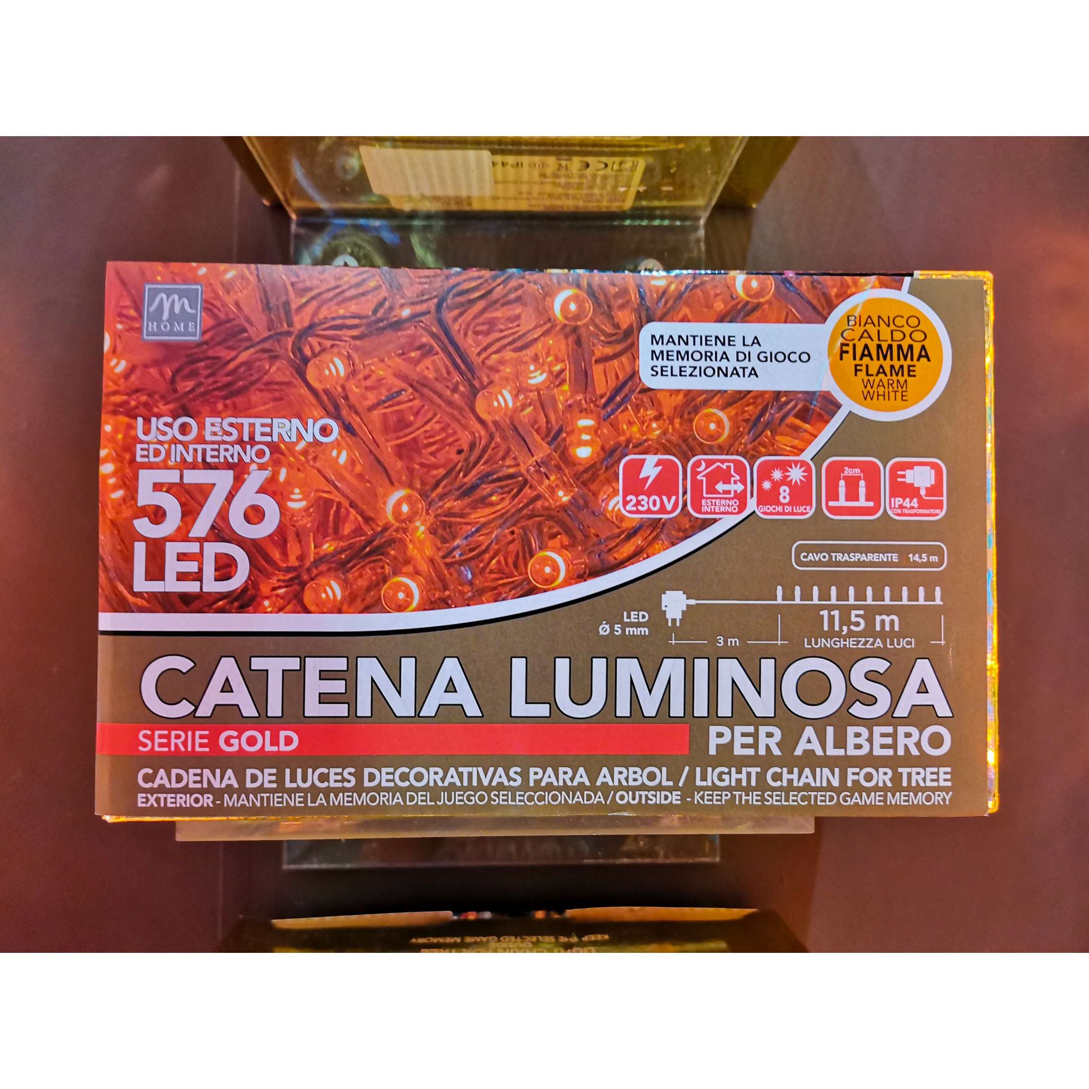 576 minilucciole natalizie Fiamma