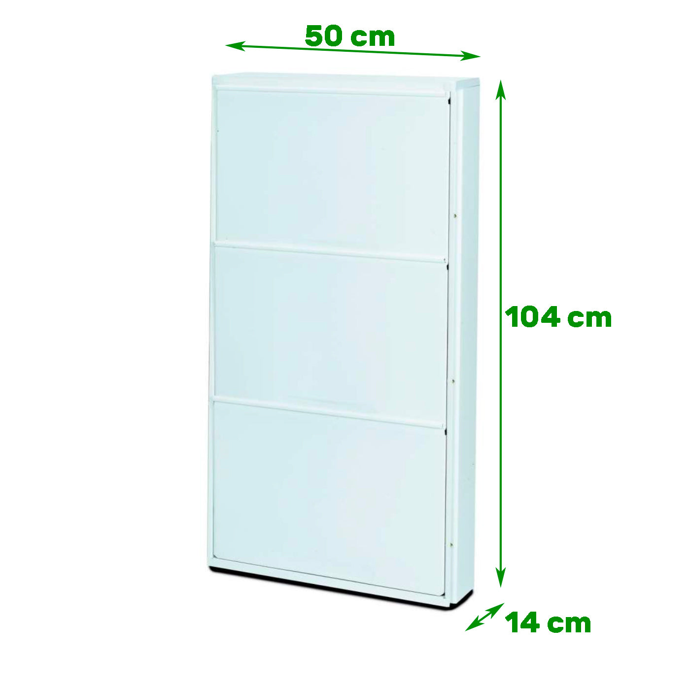 Scarpiera in acciaio 3 ante 3