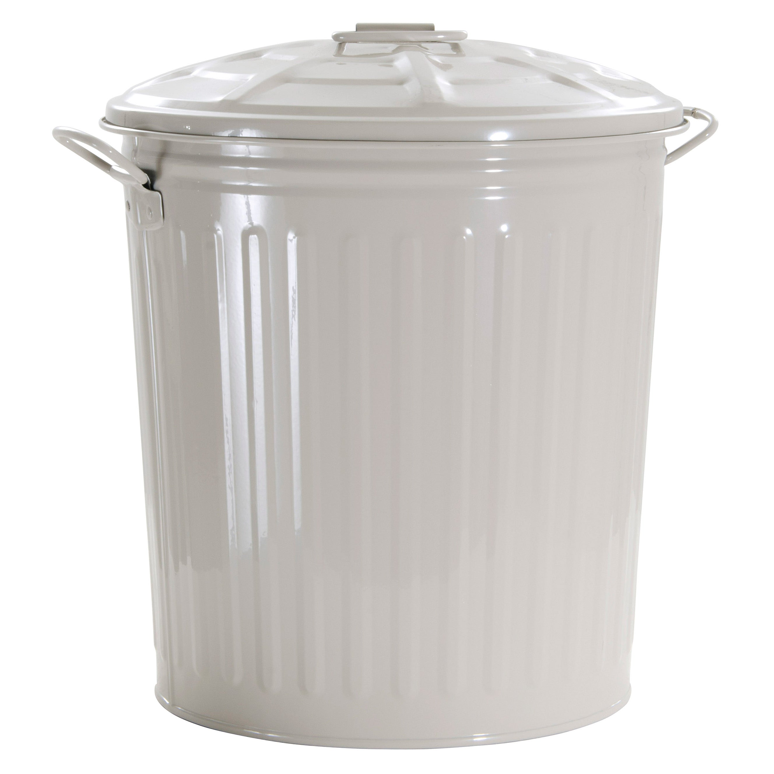 Bidone colorato in metallo