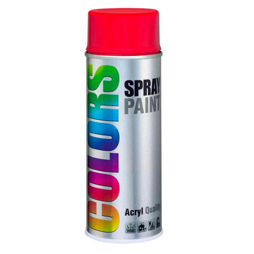 Vernice acrilica decorativa rosso fuoco 400 ml