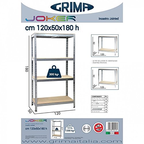 Kit Joker 4 piani 90x40x176 cm 7