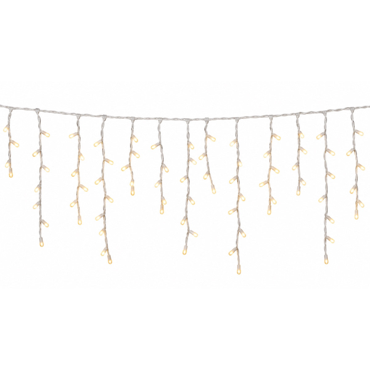 Tenda Luminosa Natalizia 96 LED Oro Tenue 360x60 cm da Esterno 1