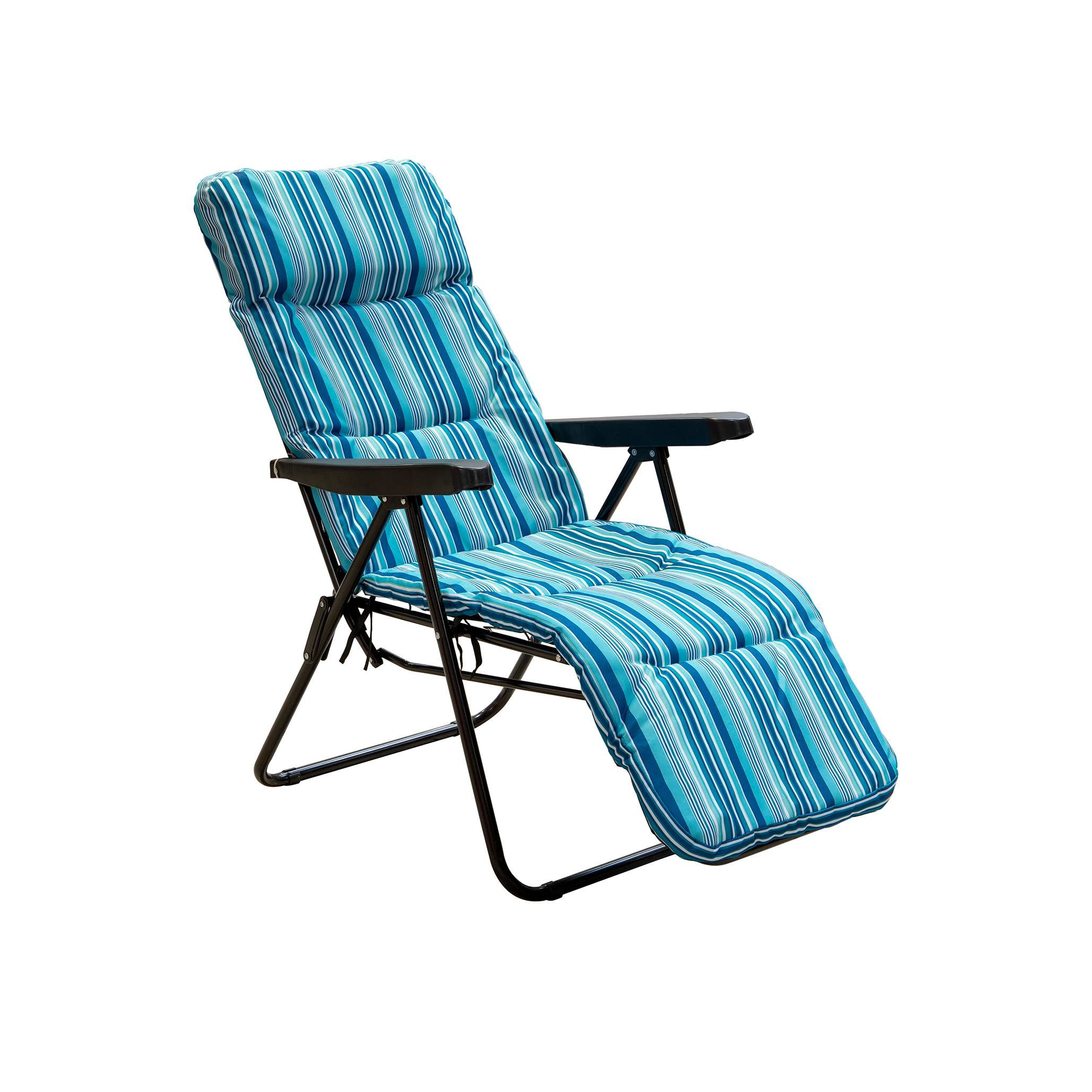 Sedia pieghevole a righe