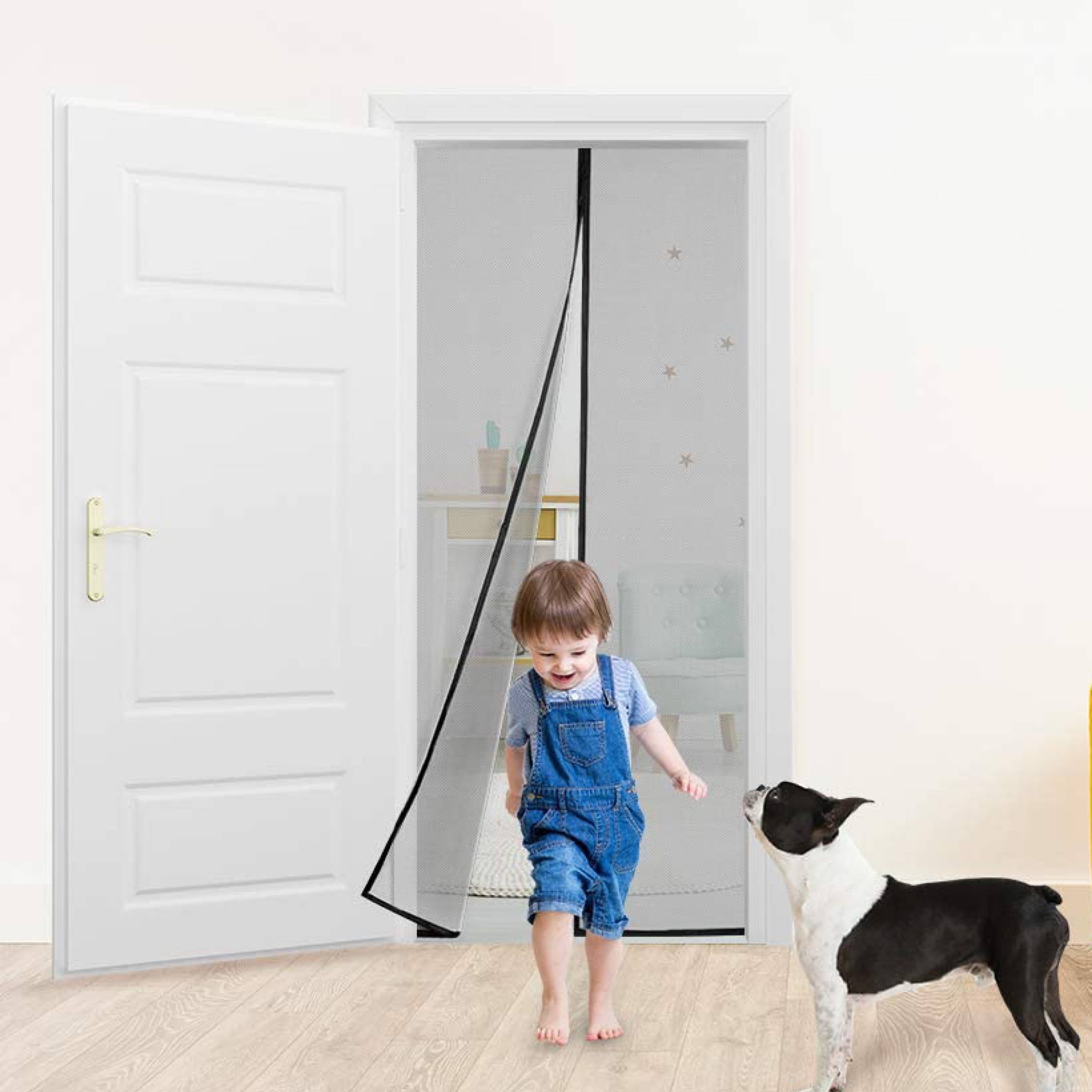 Zanzariera con chiusura magnetica 120x160 cm