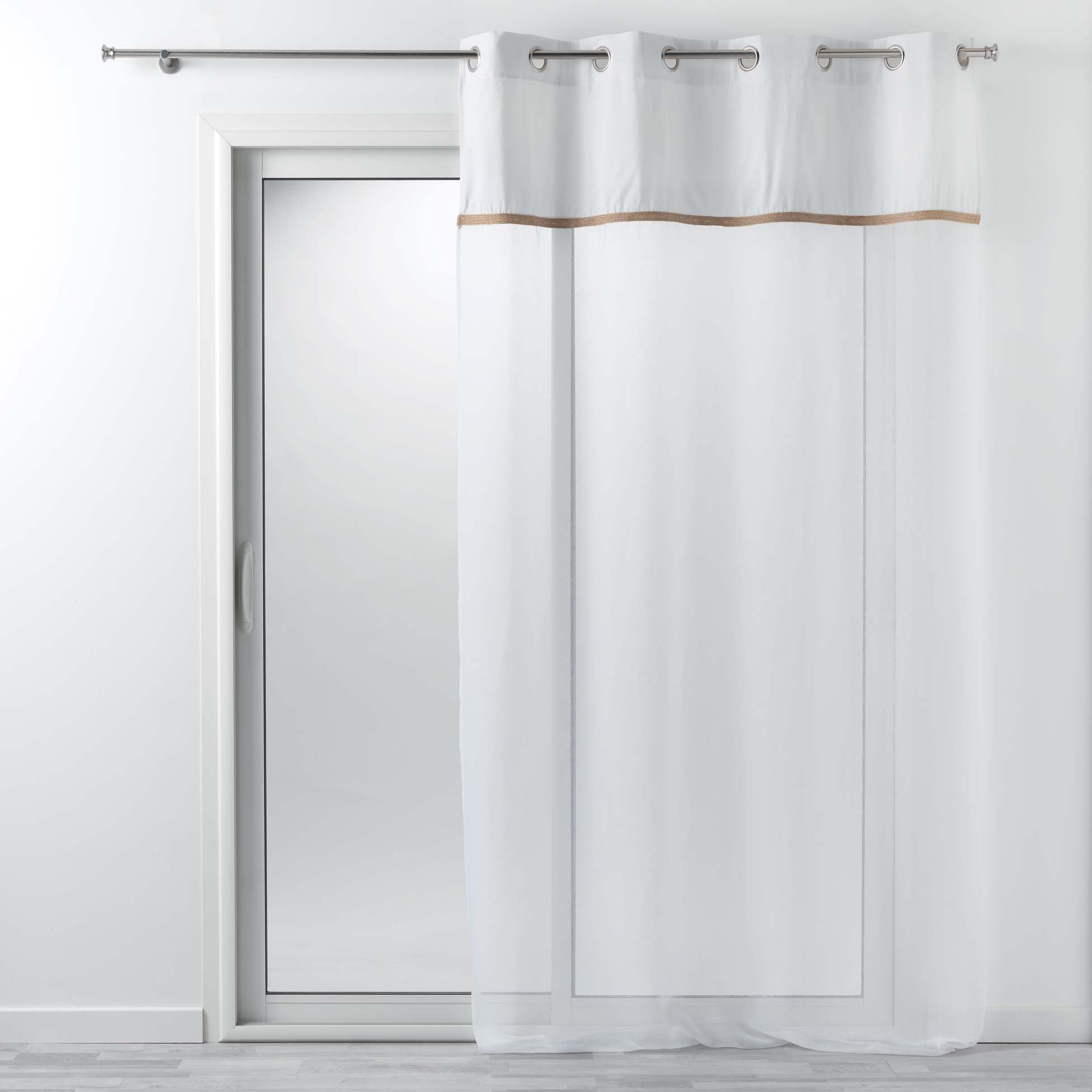 Tenda con occhielli 140 x 240 cm Velokelonia Bianco