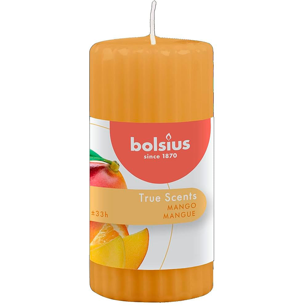 Candela Ribbed Pillar 58x120 mm Bolsius 6