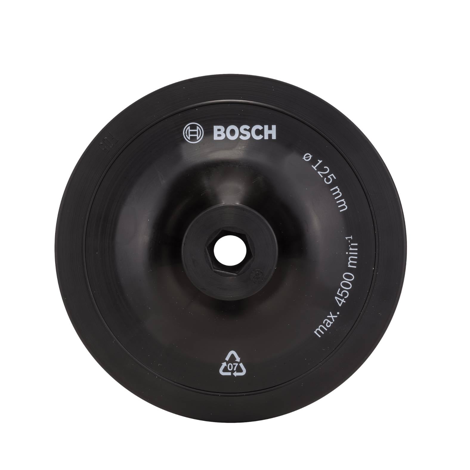 Platorello con velcro per trapani 125mm Bosch