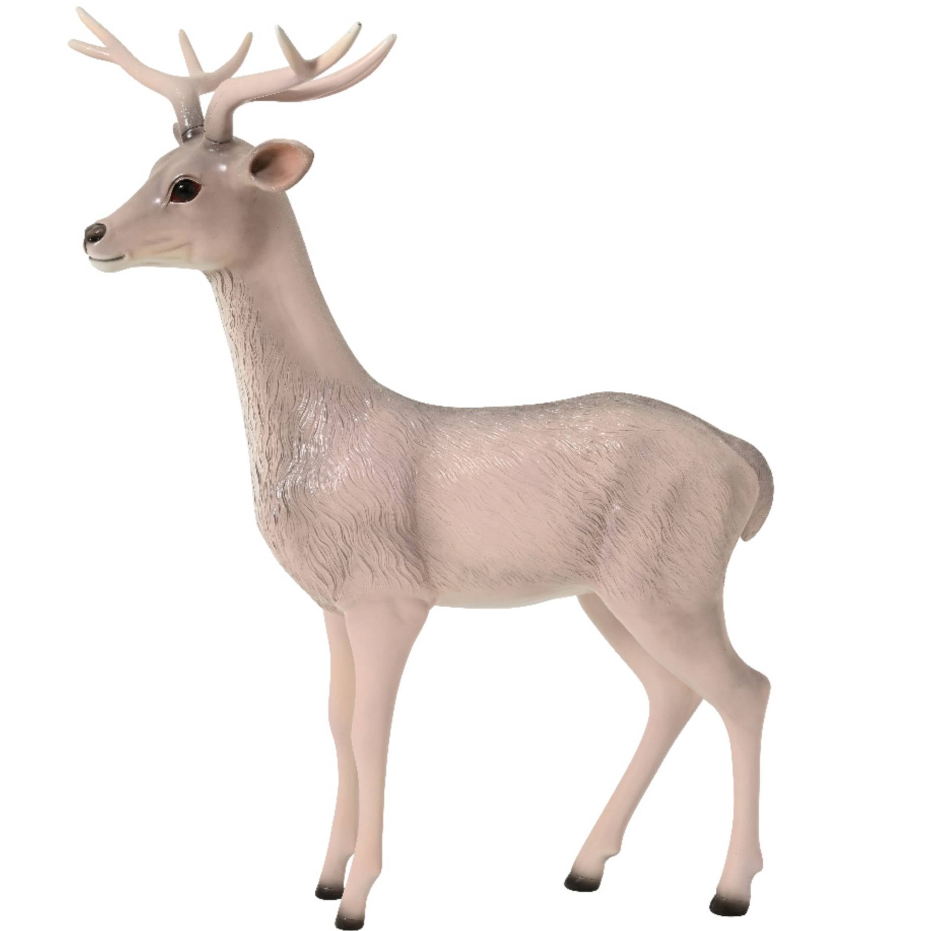 Renna natalizia rosa chiaro H161,2 cm