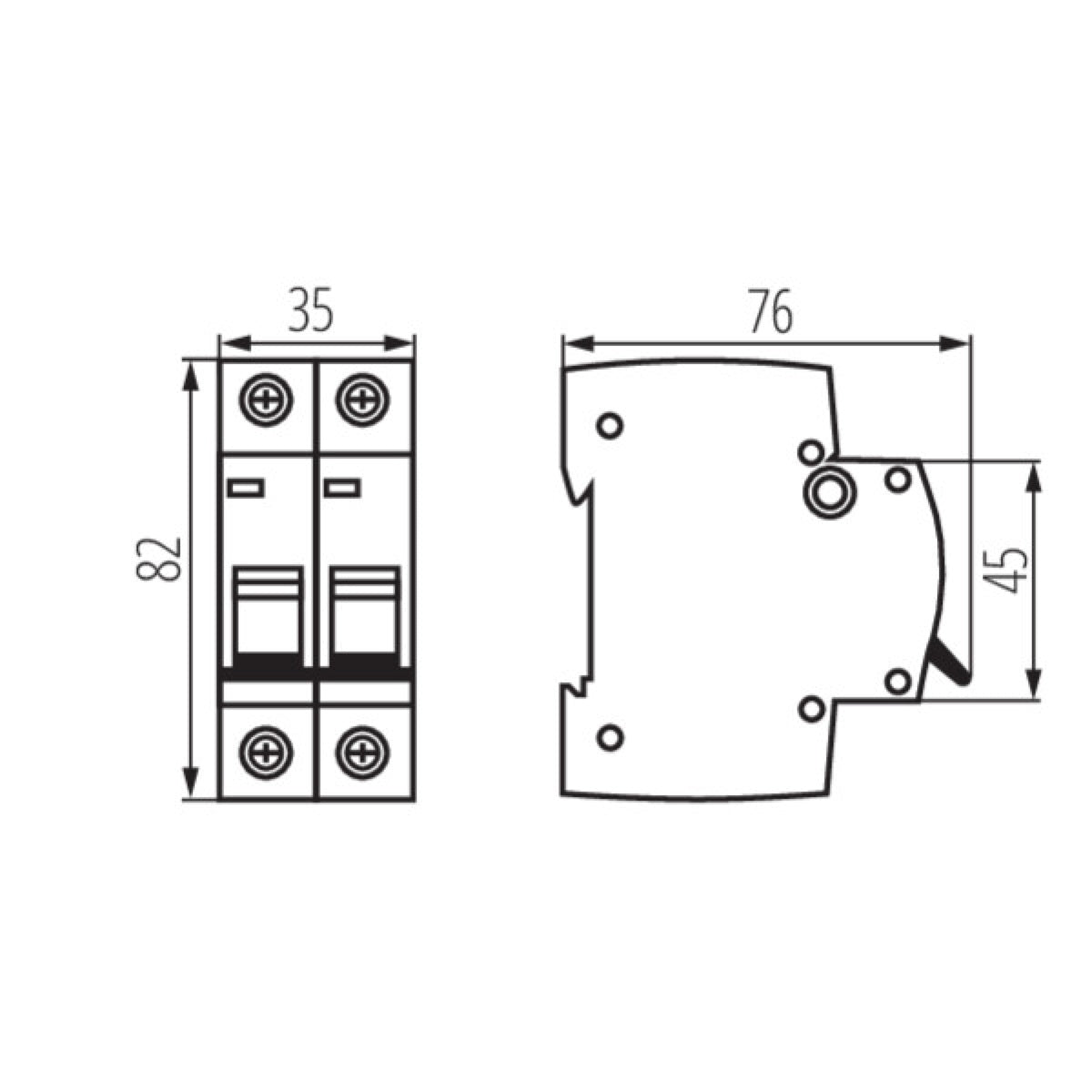 Interruttore Magnetotermico 2 Poli