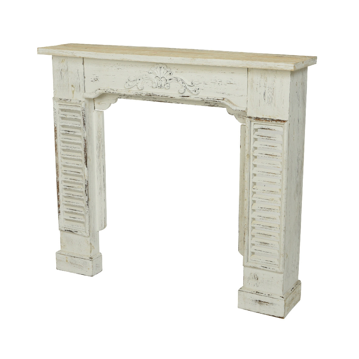 Camino in legno d'abete sbiancato Keamingk