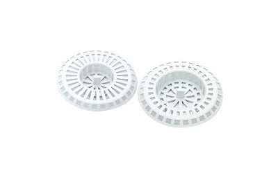 GRIGLIA FERMADETRITI BIANCA PER PILETTA LAVELLO D. 35 MM