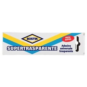 BOSTIK COLLA SUPER TRASPARENTE 125 GRAMMI PRESA RAPIDA - UHU BOSTIK D2352
