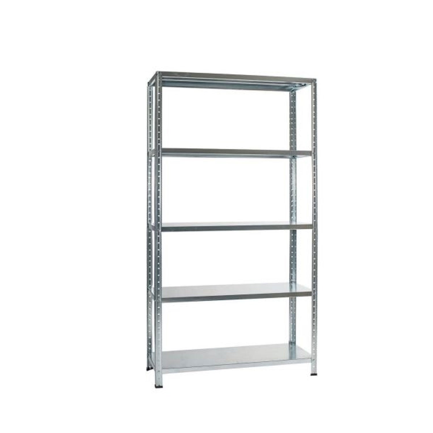 Kit scaffale 100x40x187 cm 5 ripiani