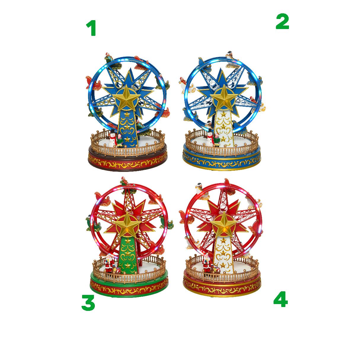 Ruota panoramica natalizia