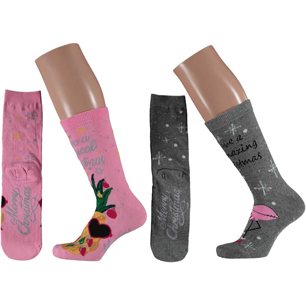 Calzini X-mas natalizi Donna Taglia 36-41 3