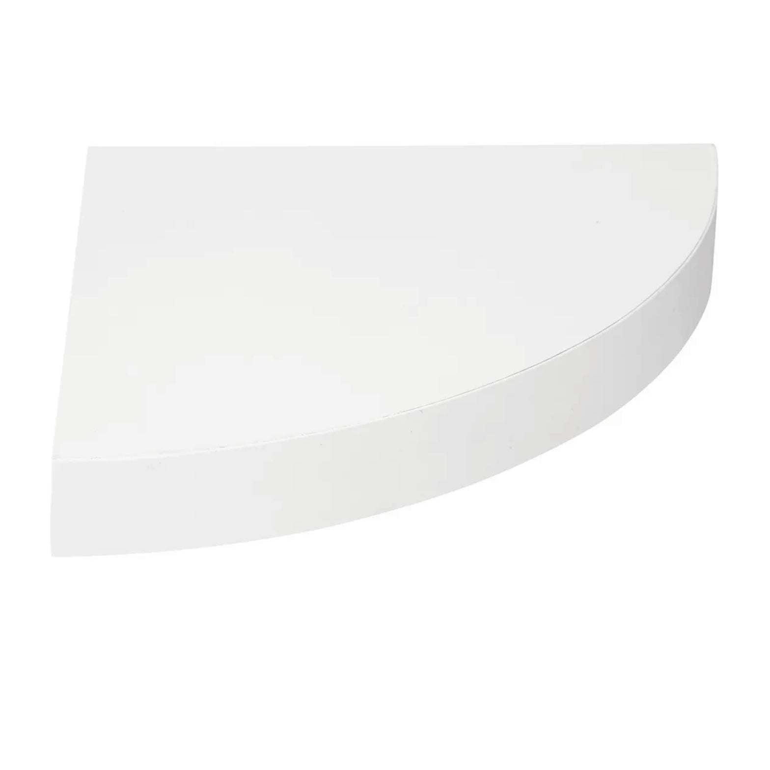 Mensola angolare "Fixy" ‚Äì Bianco o Naturale ‚Äì 25 cm