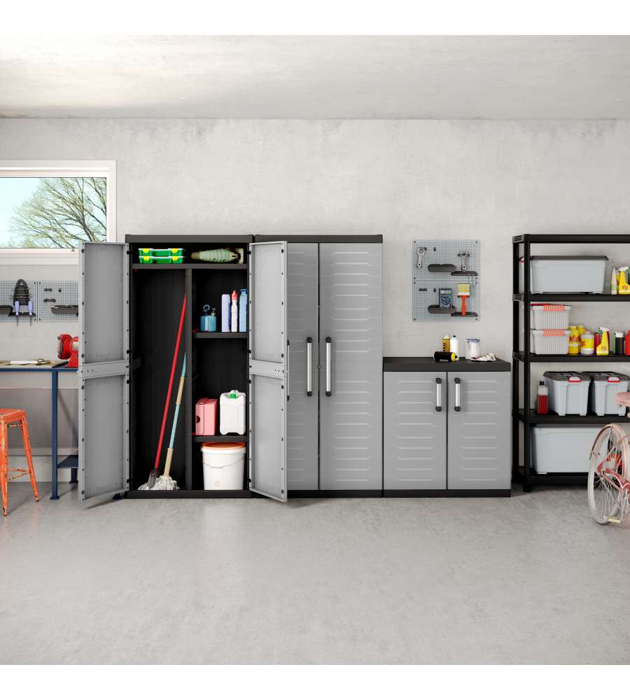 Armadio Detroit XL maniglie in metallo