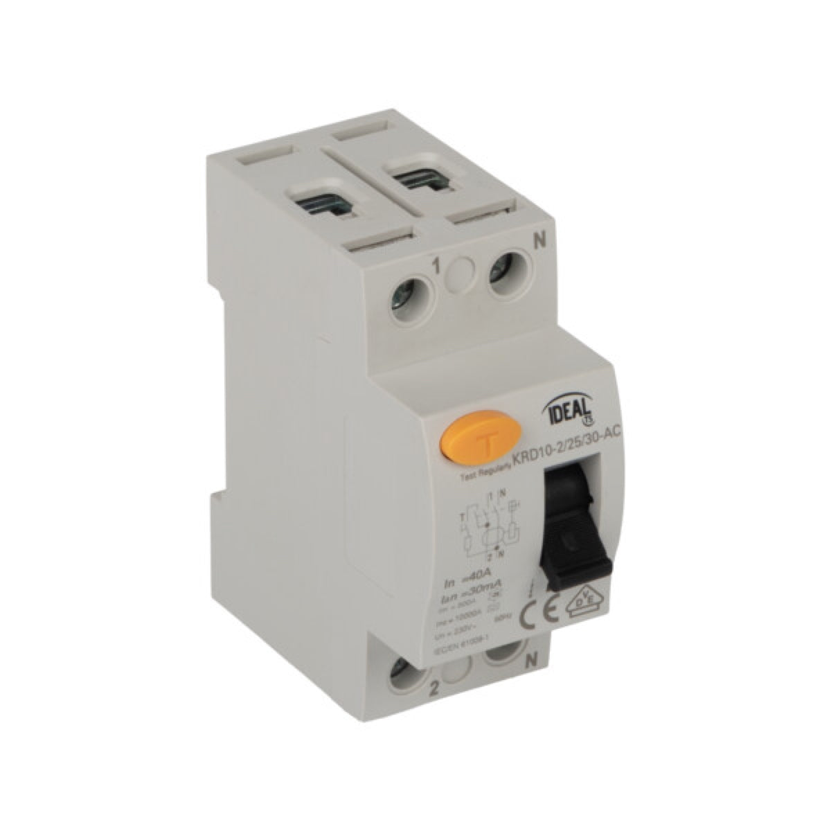 Interruttori Magnetotermici Differenziali KRD10-2