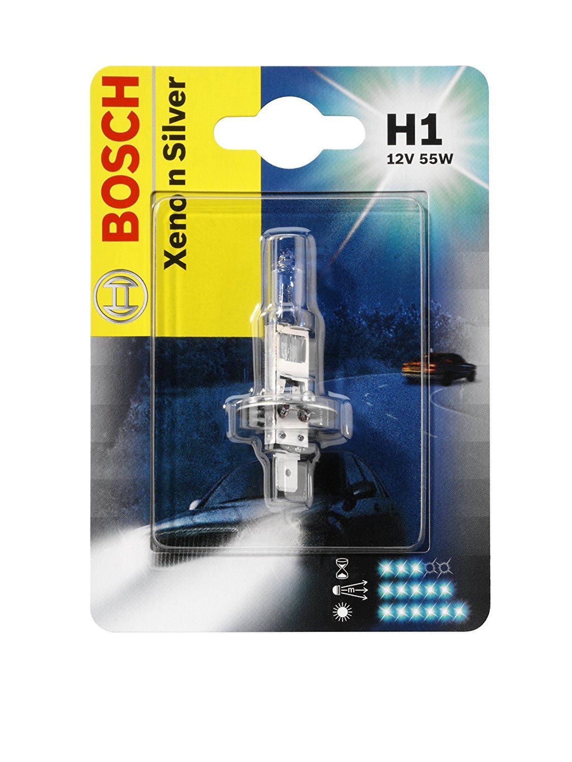 BOSCH 1 LAMPADINA H1 XENON SILVER