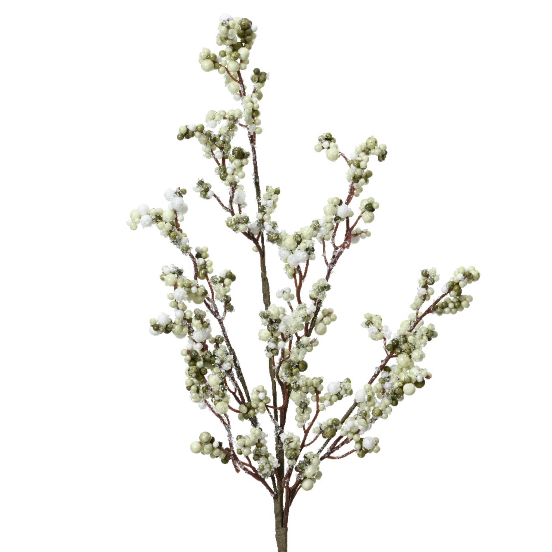 Bacche natalizie silver 60 cm