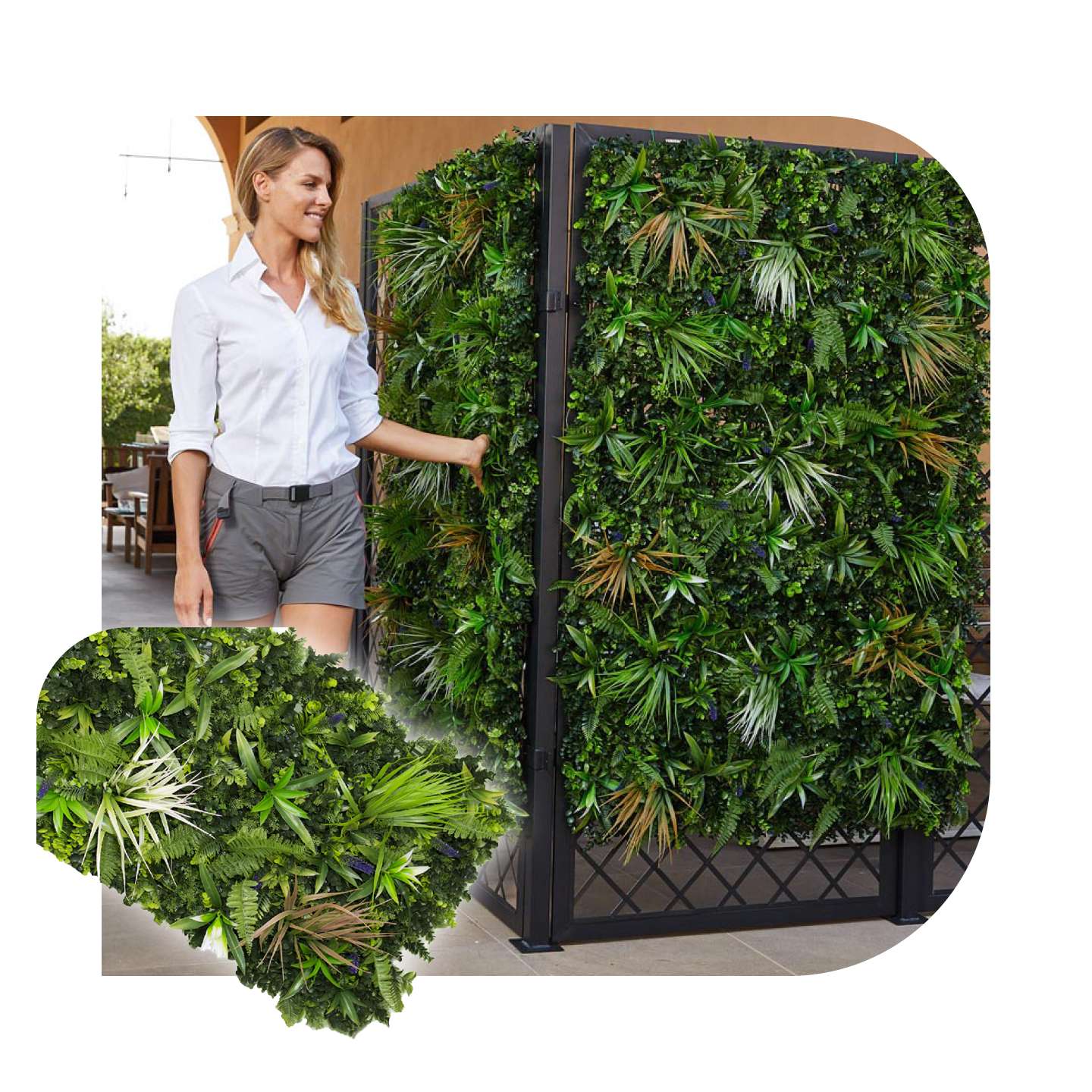 Siepe artificiale Jungle