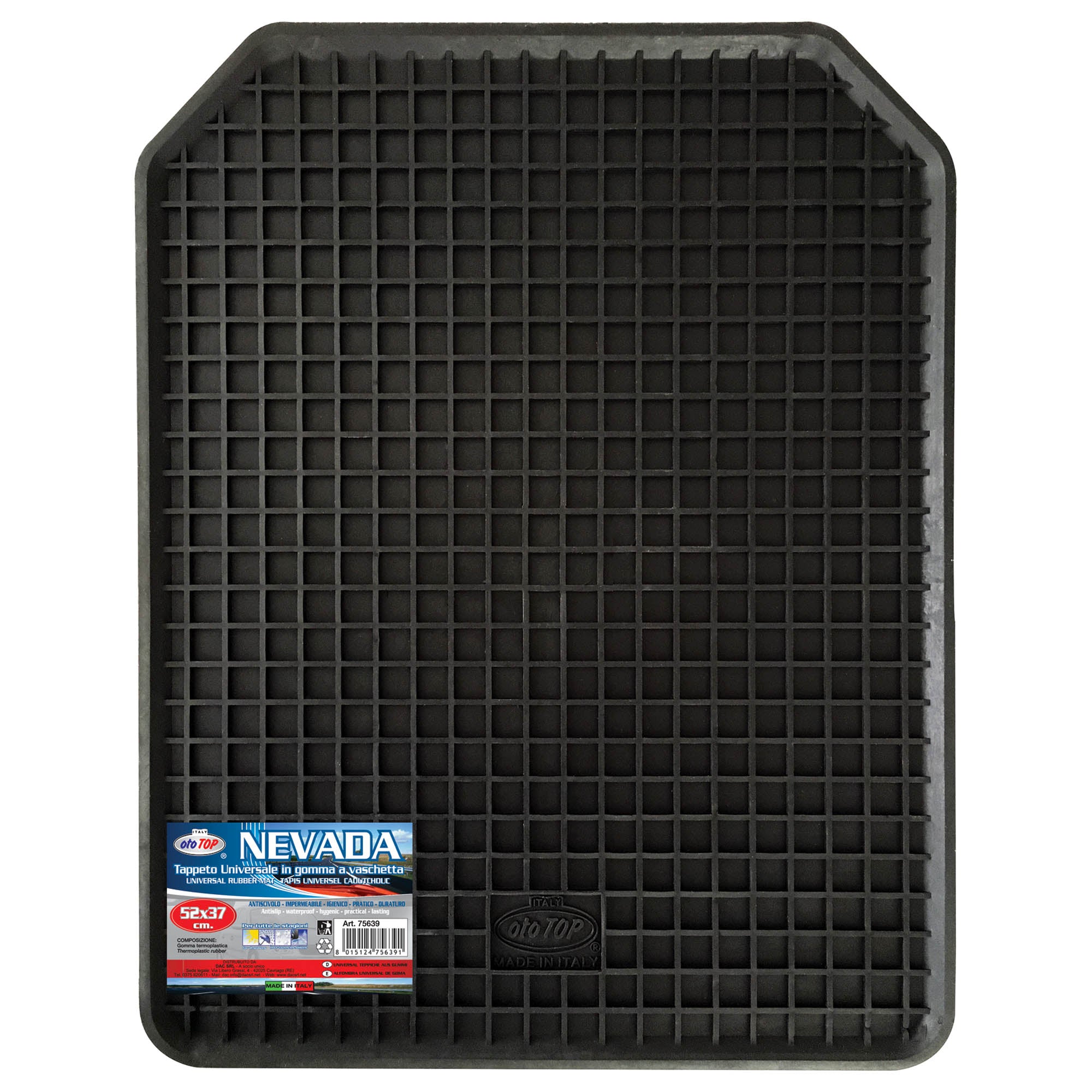 Tappetino in gomma California 53x42cm