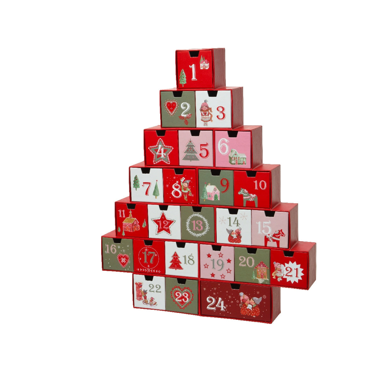 Calendario dell'avvento albero Kaemingk