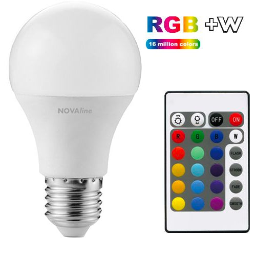 Lampadina Goccia LED 10W RGB E27