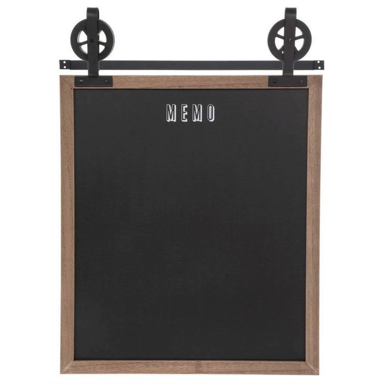 Memo da Parete in Ardesia Nera "Pouli" ‚Äì 55x68 cm