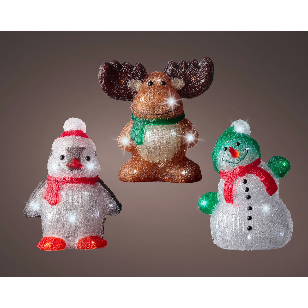 Statuine LED assortite Kaemingk