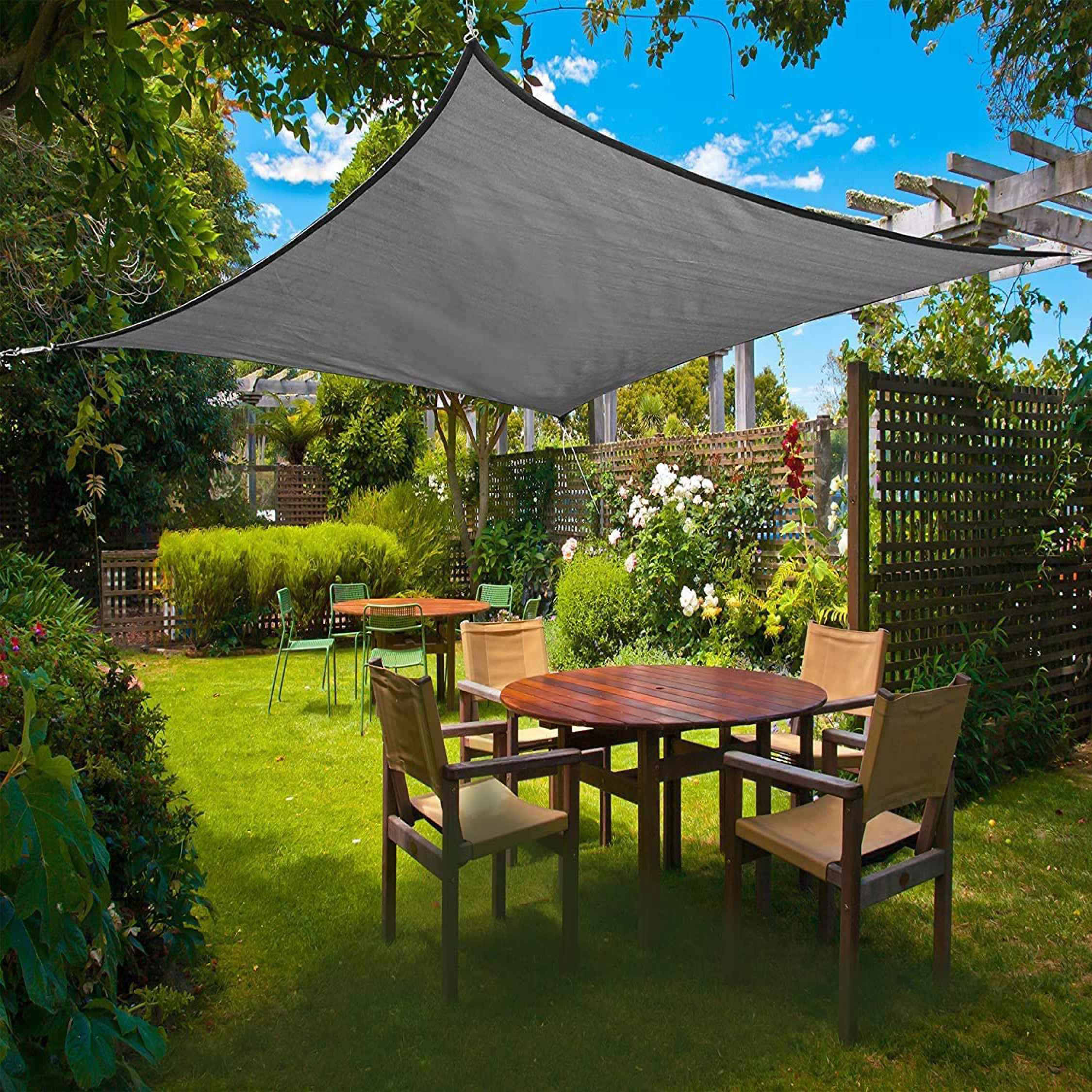 Tenda parasole quadrata 5x5mt