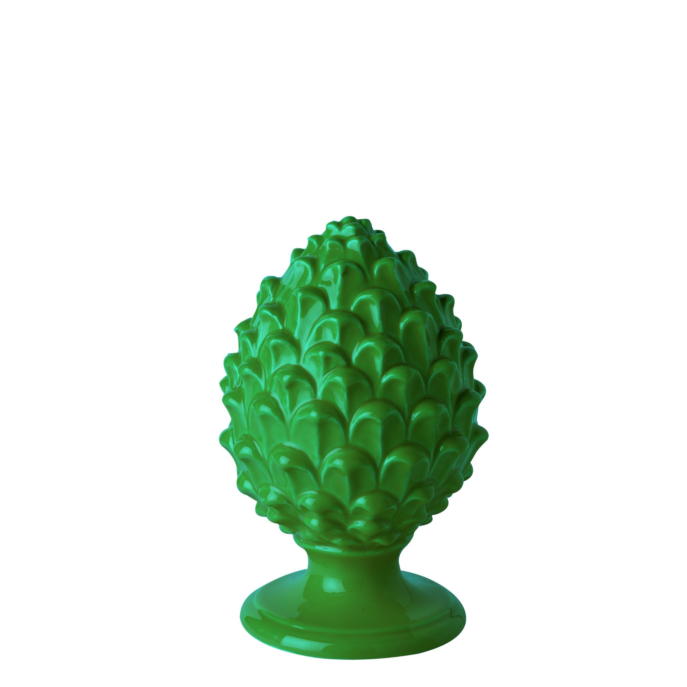 Pigna in porcellana dipinta a mano 14 cm 11