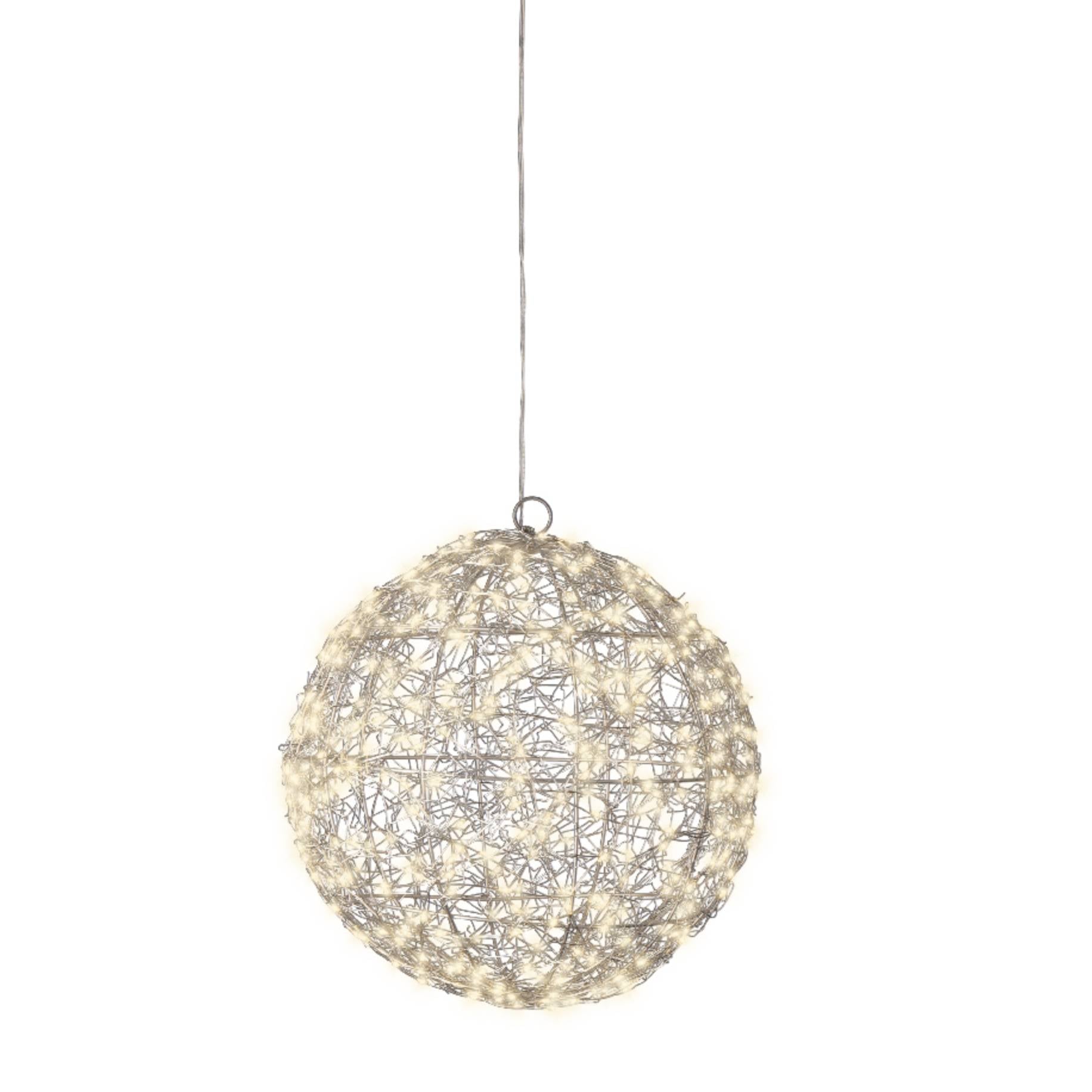 Sfera LED da esterno luce calda