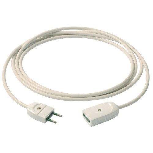 Cavo prolunga 2x0,75 3m bianco