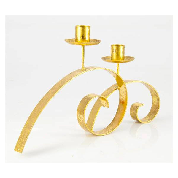 Portacandela natalizio spirale