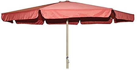 OMBRELLONE SALMONE 400 CM CON BORDO