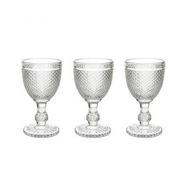 Set 3 bicchieri Glass Diamante Tognana