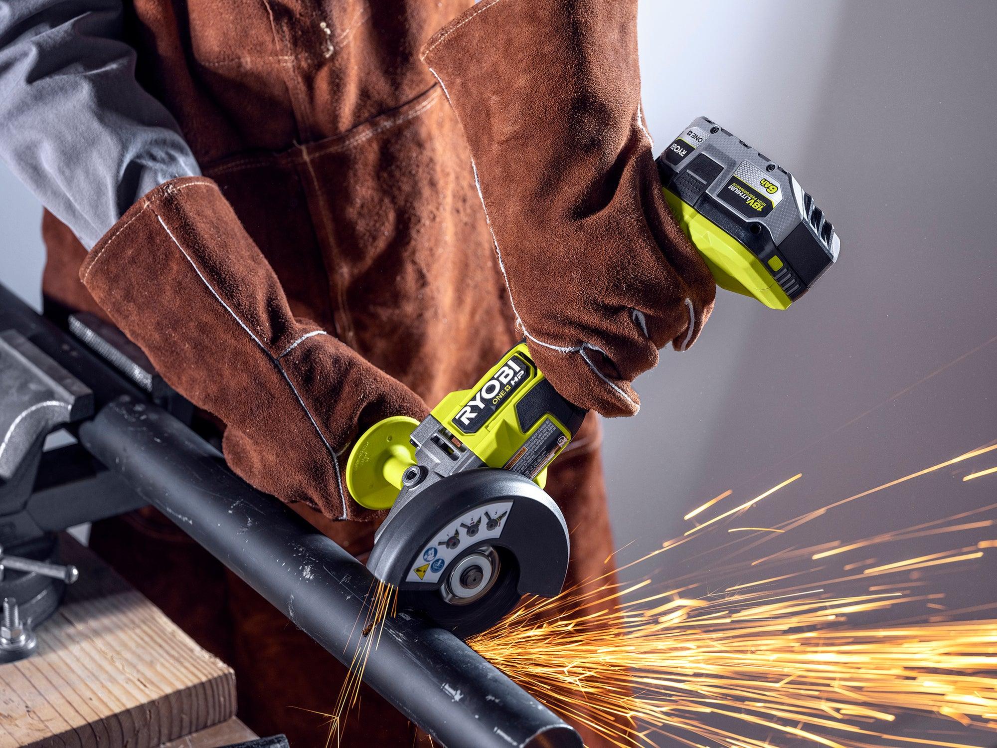 Smerigliatrice Angolare Brushless HP Ryobi 18V ONE+ Senza Batteria 3