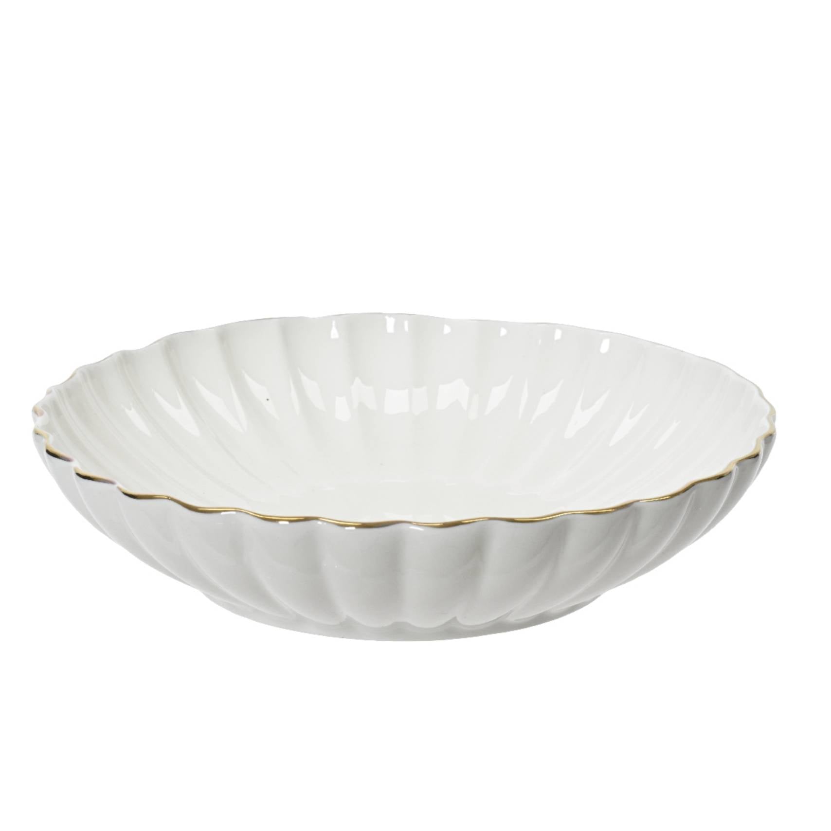 Ciotola in porcellana rotonda natalizia 20 cm