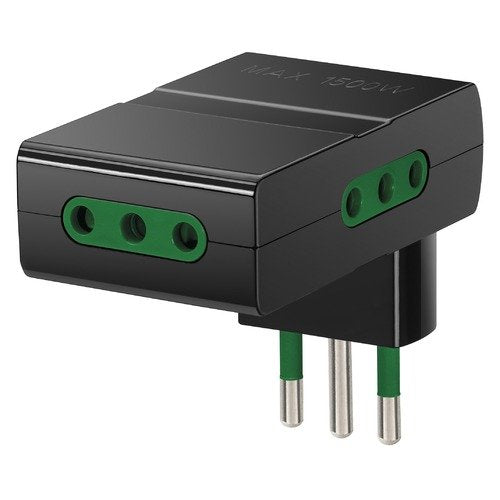 Adattatore multiplo S11 + 3P11 nero