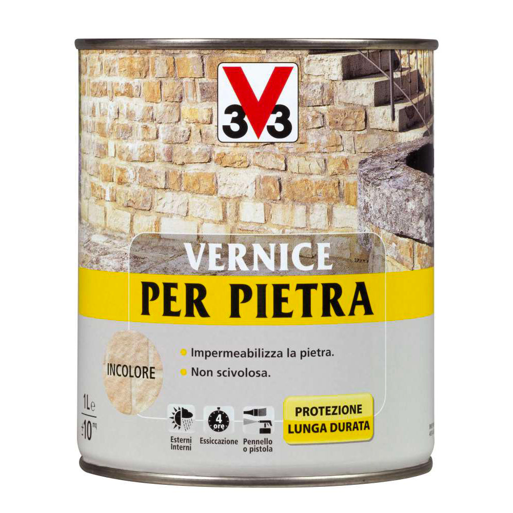 Vernice speciale per pietra incolore