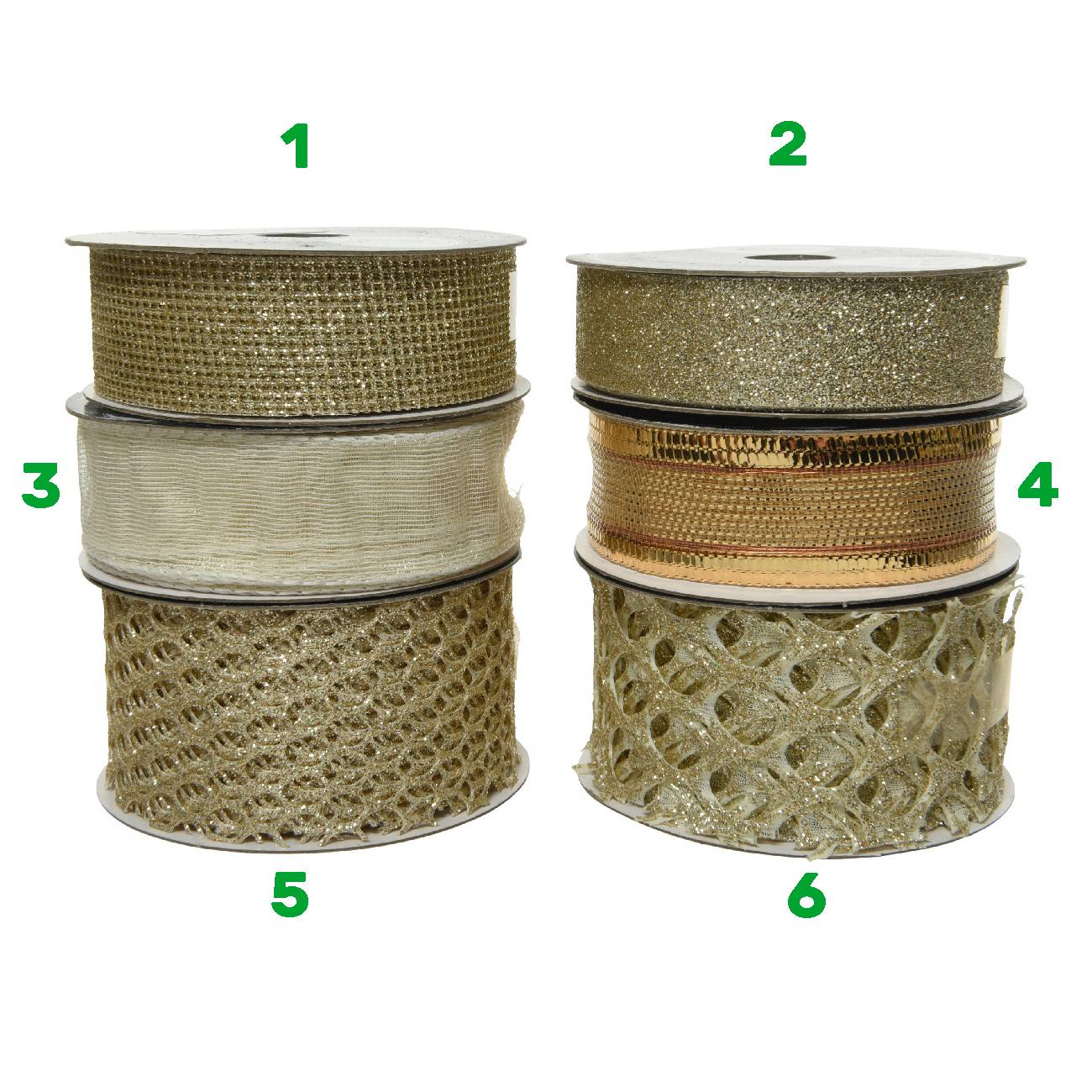 Nastro natalizio oro