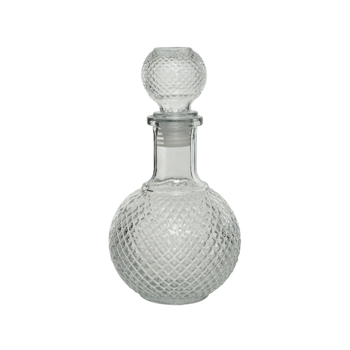 BOTTIGLIA IN VETRO MARTELLATO