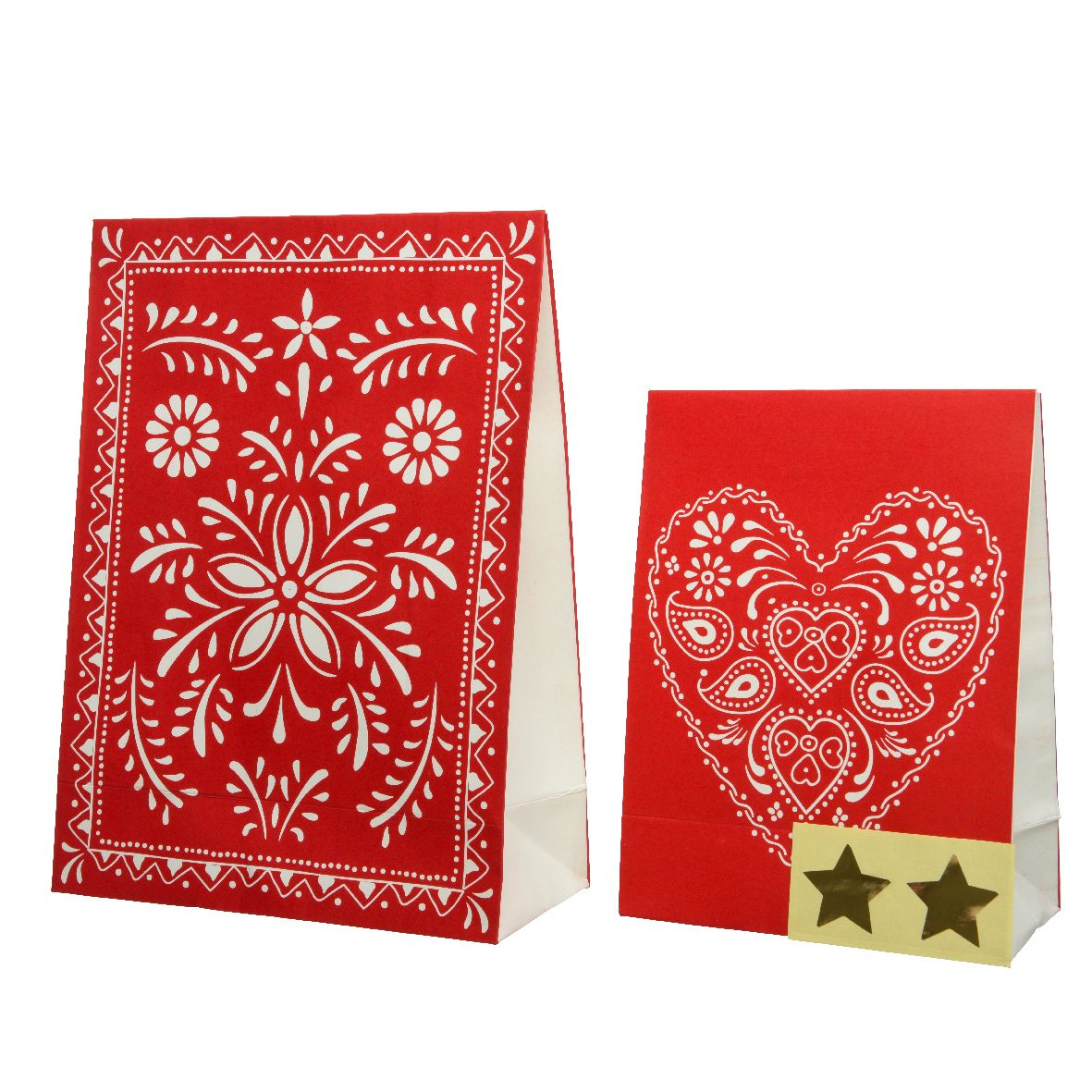 Sacchetti regalo con stampa natalizia Kaemingk