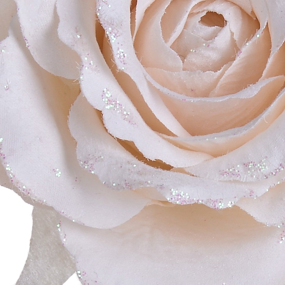 Pick con rosa colore crema 15