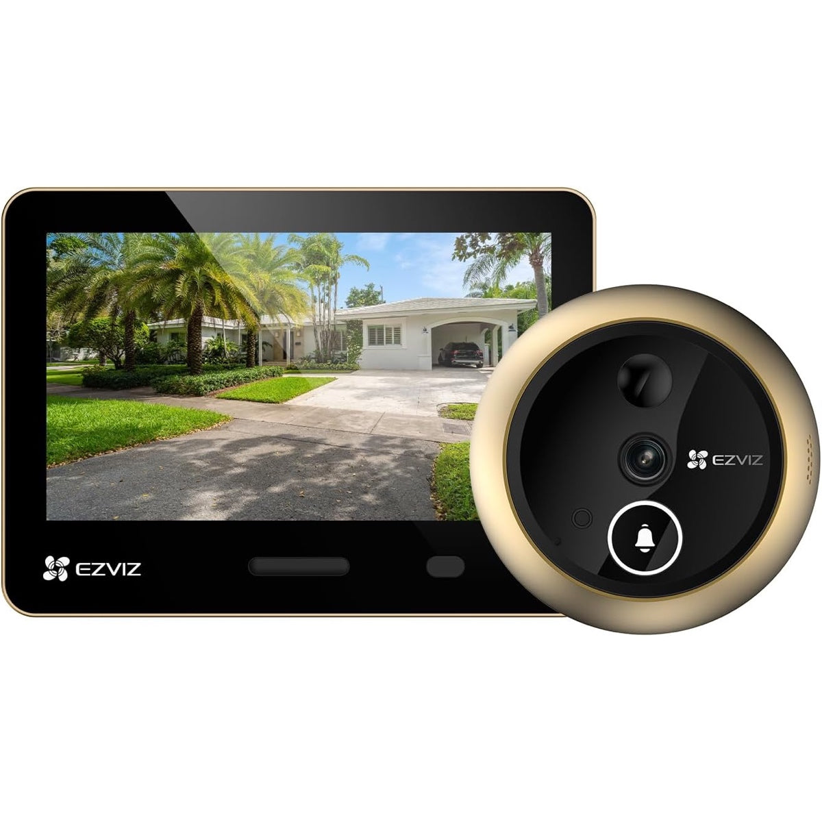Spioncino Digitale Smart EZVIZ EP4 Gold Wi-Fi 4K 1