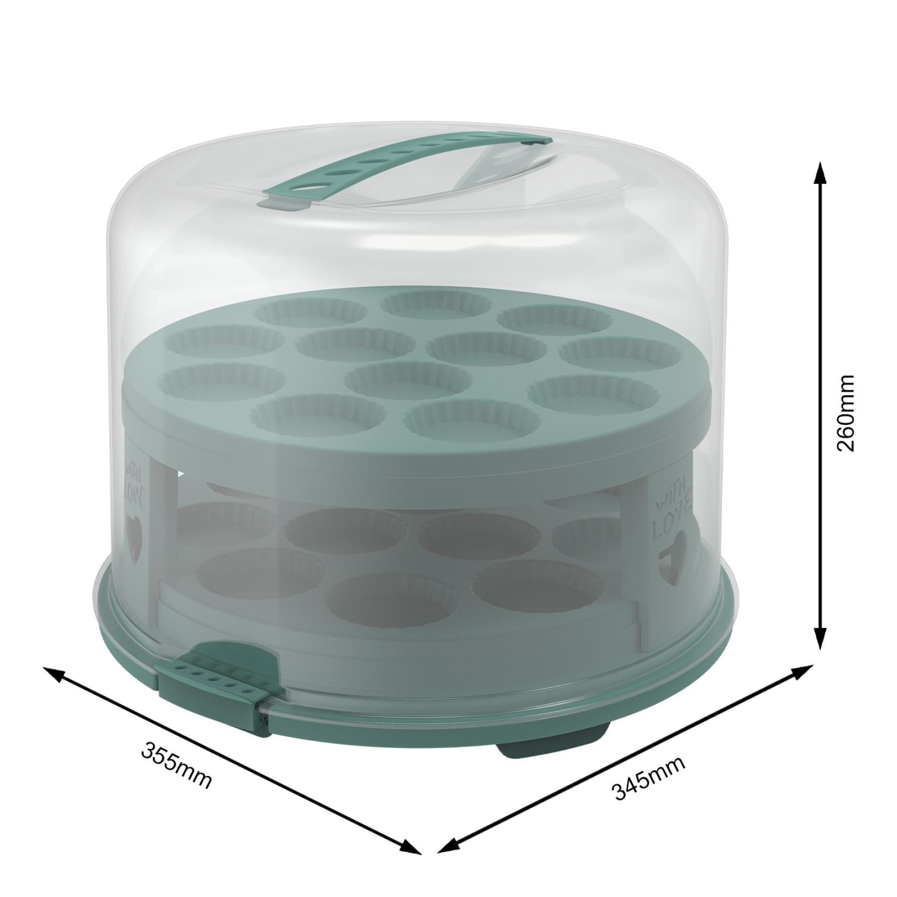 Portatorte XL 26cm Fresh