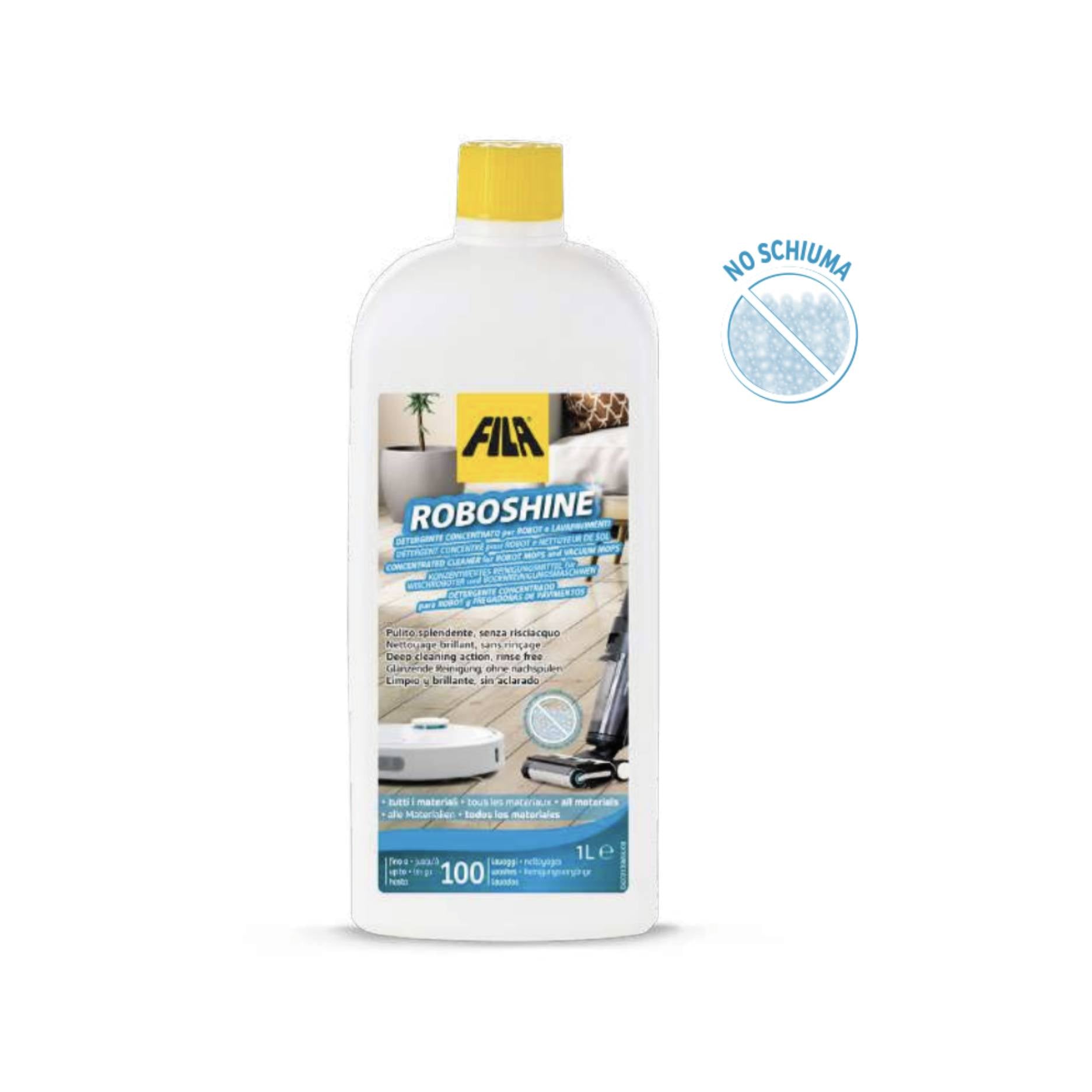 Roboshine Detergente per robot e lavapavimenti 1Lt